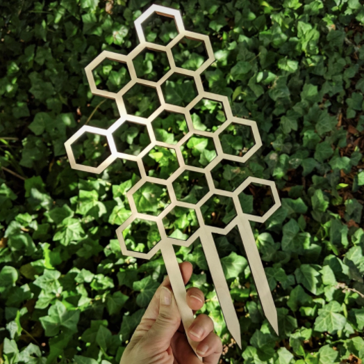 11" Honeycomb Plant Trellis Stakes