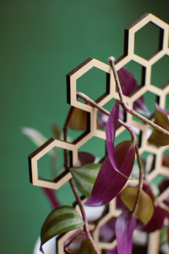 11" Honeycomb Plant Trellis Stakes