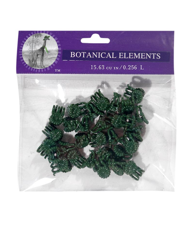 Daisy Orchid Clips - Green