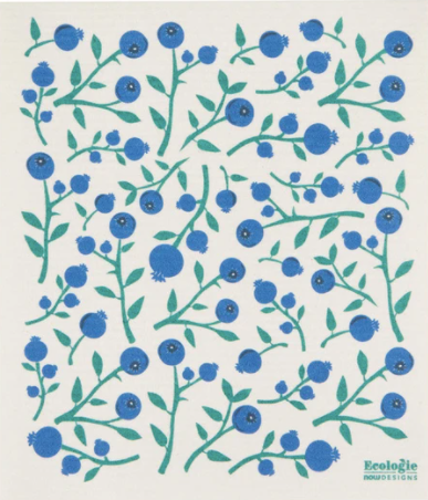 Blueberries Swedish Towel