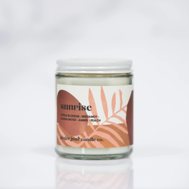 Sunrise Non Toxic Soy Candle
