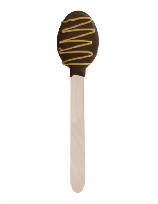 Salted Caramel & Chocolate Dipped Spoons