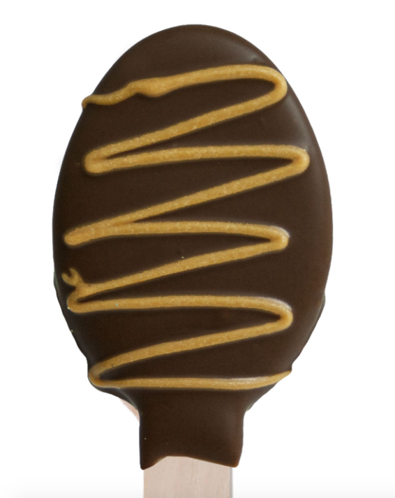 Salted Caramel & Chocolate Dipped Spoons