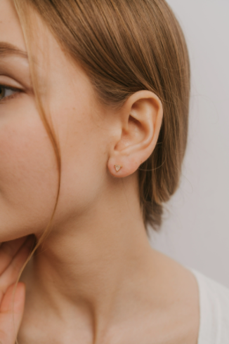 Rose Quartz Mini Energy Gem Earrings