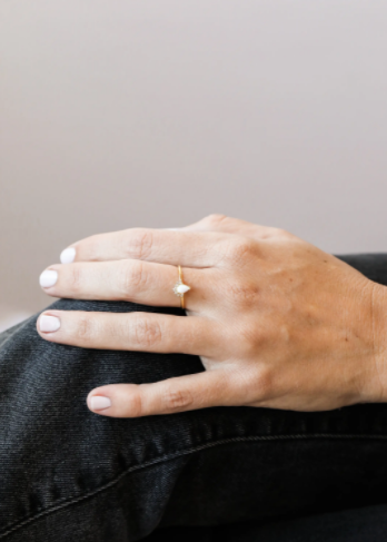 Opal Burst Ring