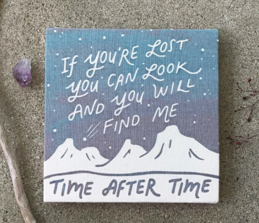 Time After Time Canvas