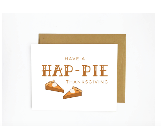 HAP PIE Thanksgiving Card