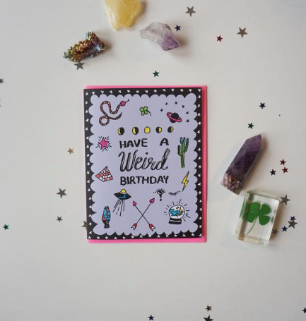 Weird Birthday Greeting Card