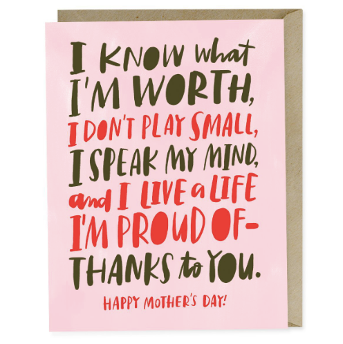 Know My Worth Mother's Day Greeting Card