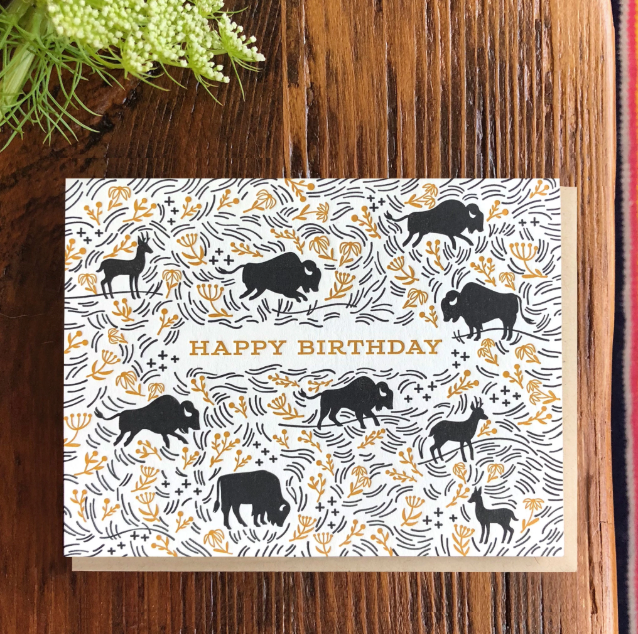 Prairie Birthday Card