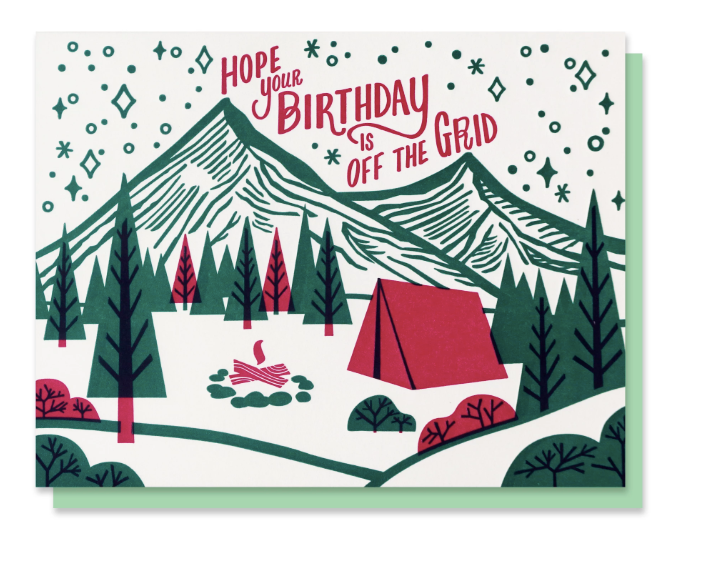 Off The Grid Birthday Card