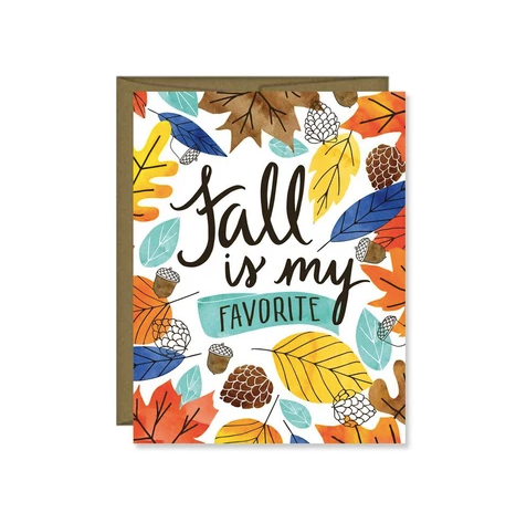 Fall Is My Favorite Greeting Card