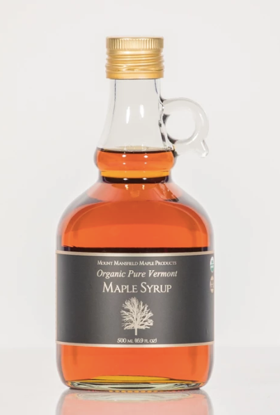 Organic VT Maple Syrup - 1 Liter Glass Jug