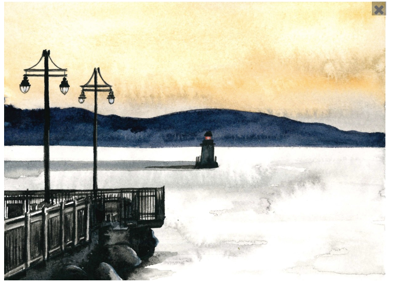 Lake Champlain Sunset 5x7 Art Print