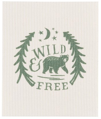Wild & Free Swedish Dishcloth