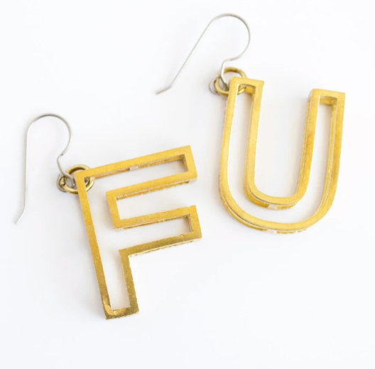 FU Dangle Earrings