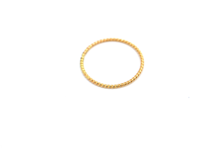 Rope Ring Gold Color