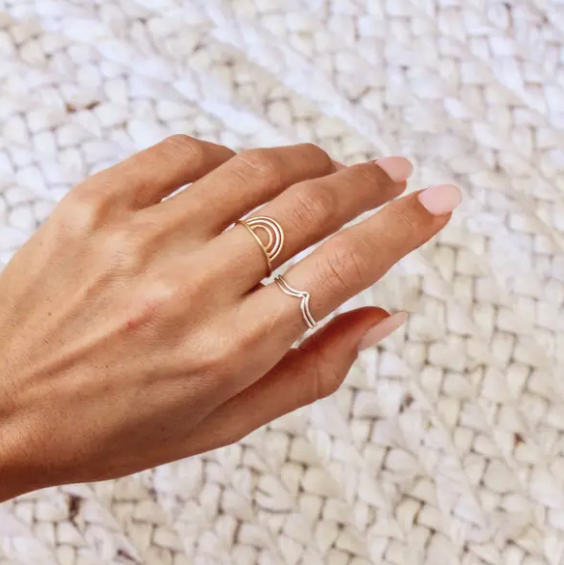 Follow Your Dreams Stacked Ring Set