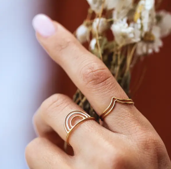 Follow Your Dreams Stacked Ring Set