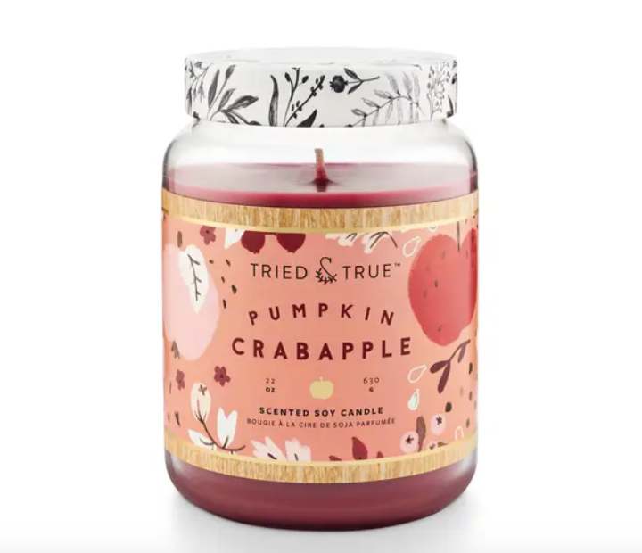 Pumpkin Crabapple Jar Candle