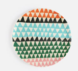 Patterned Melamine Plate