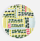 Patterned Melamine Plate