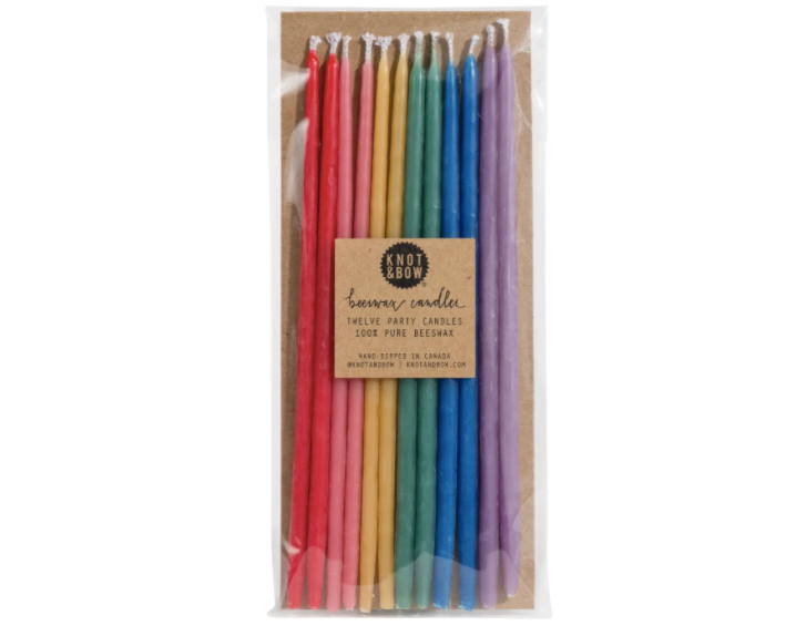 Beeswax Birthday Candles