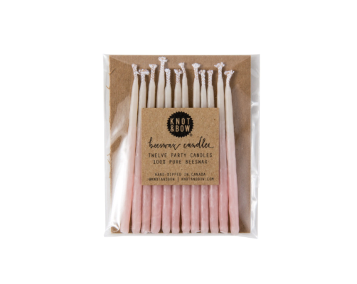 Beeswax Birthday Candles