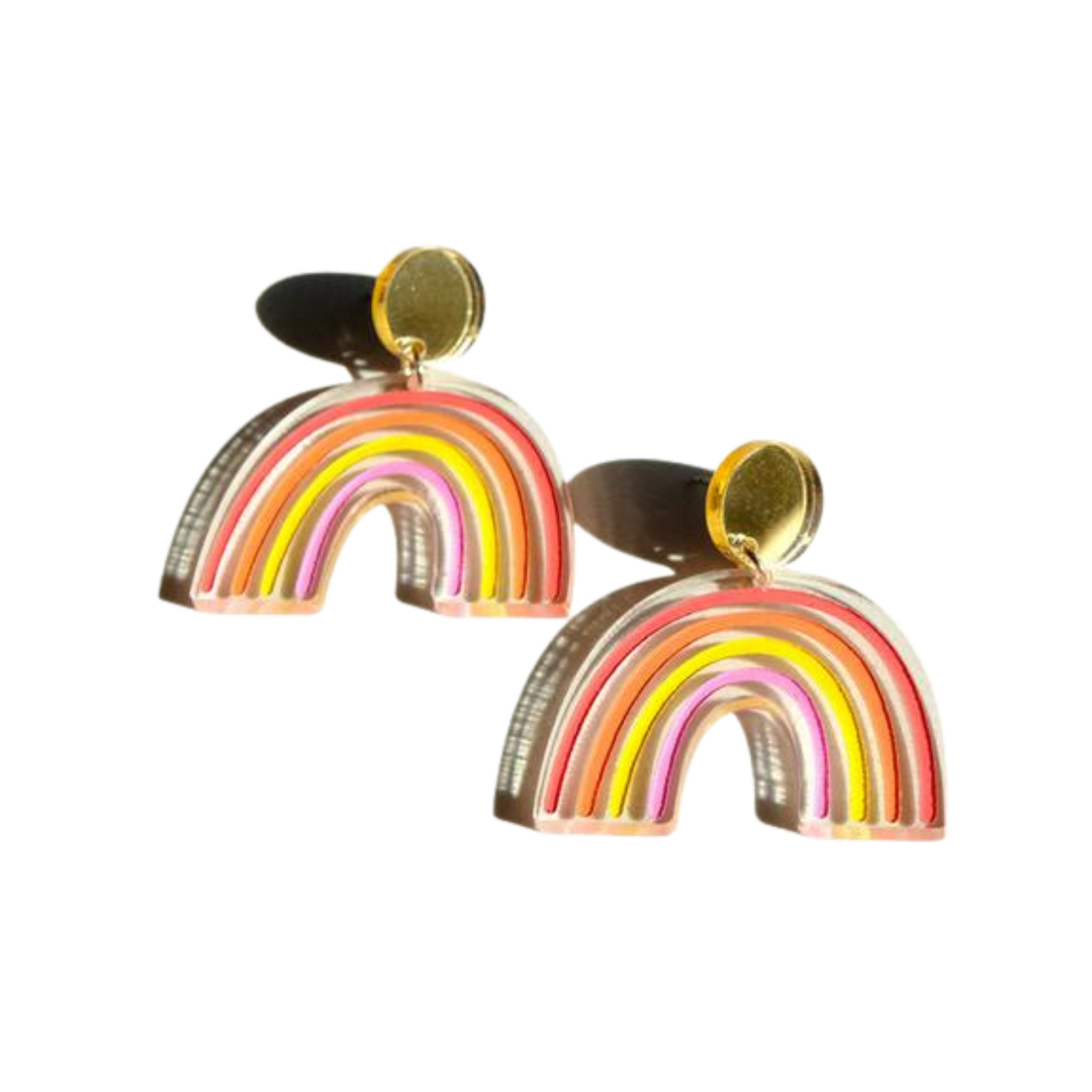 Sunset Rainbow Earrings - Dangles