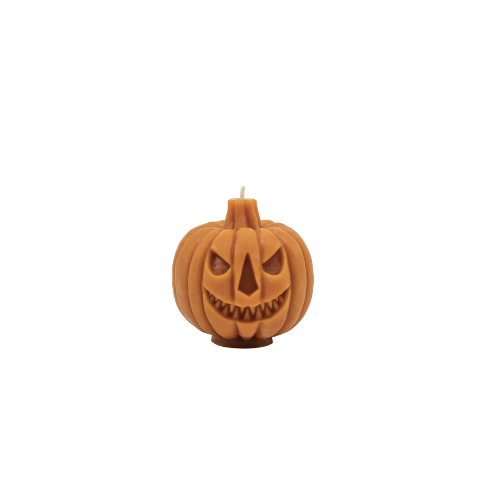 Beeswax Two-Faced Jack-O-Lantern