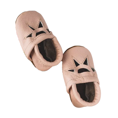 Rose Blush Sunrise Leather Baby Sandals