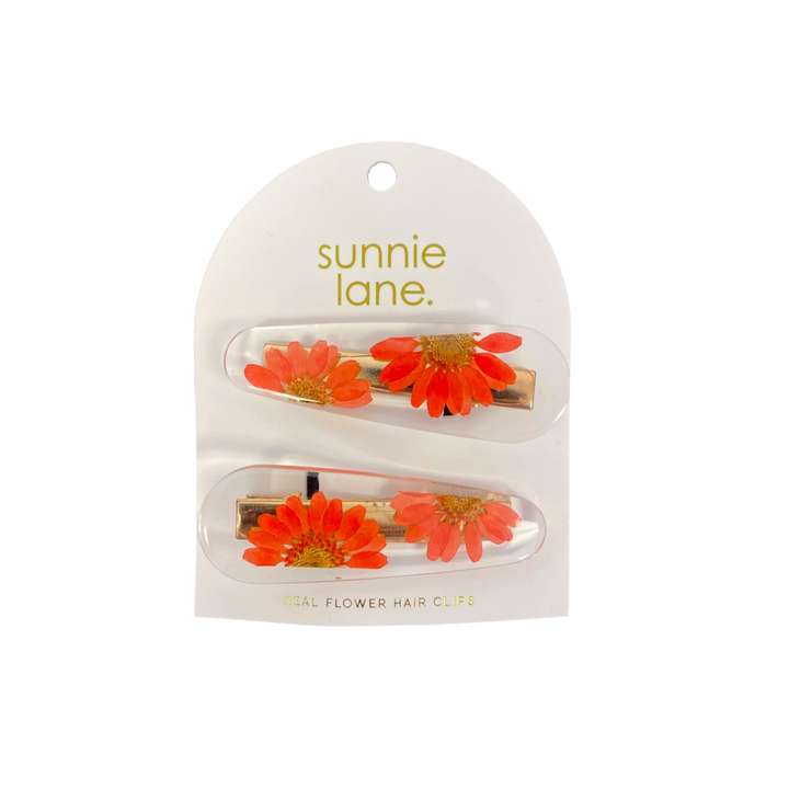 Flower Hair Clip - Real Pressed Flowers