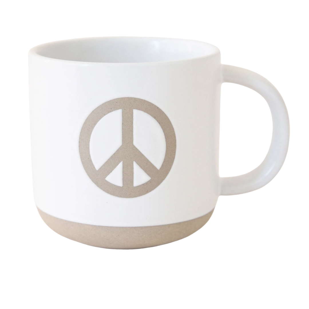 Peace Clay Mug