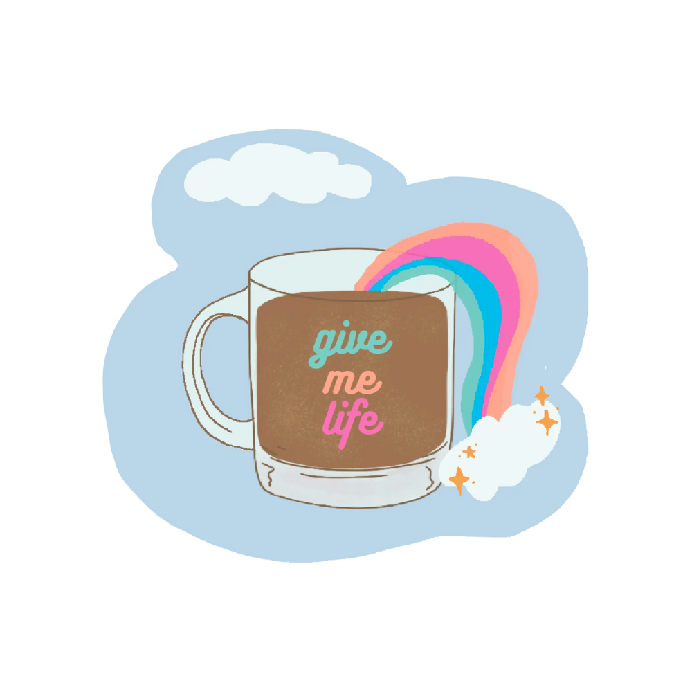 Give Me Life Sticker – Golden Hour Gift Co