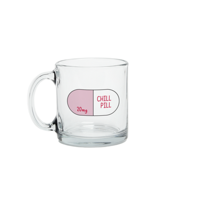 Chill Pill Glass Mug