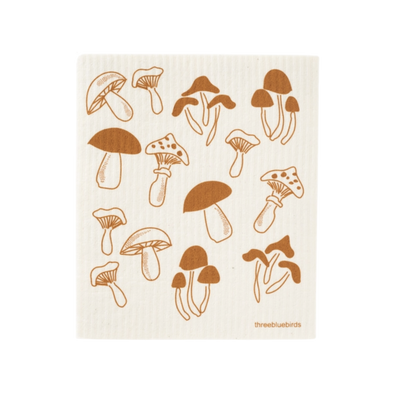 Fungi on White Swedish Dishcloth