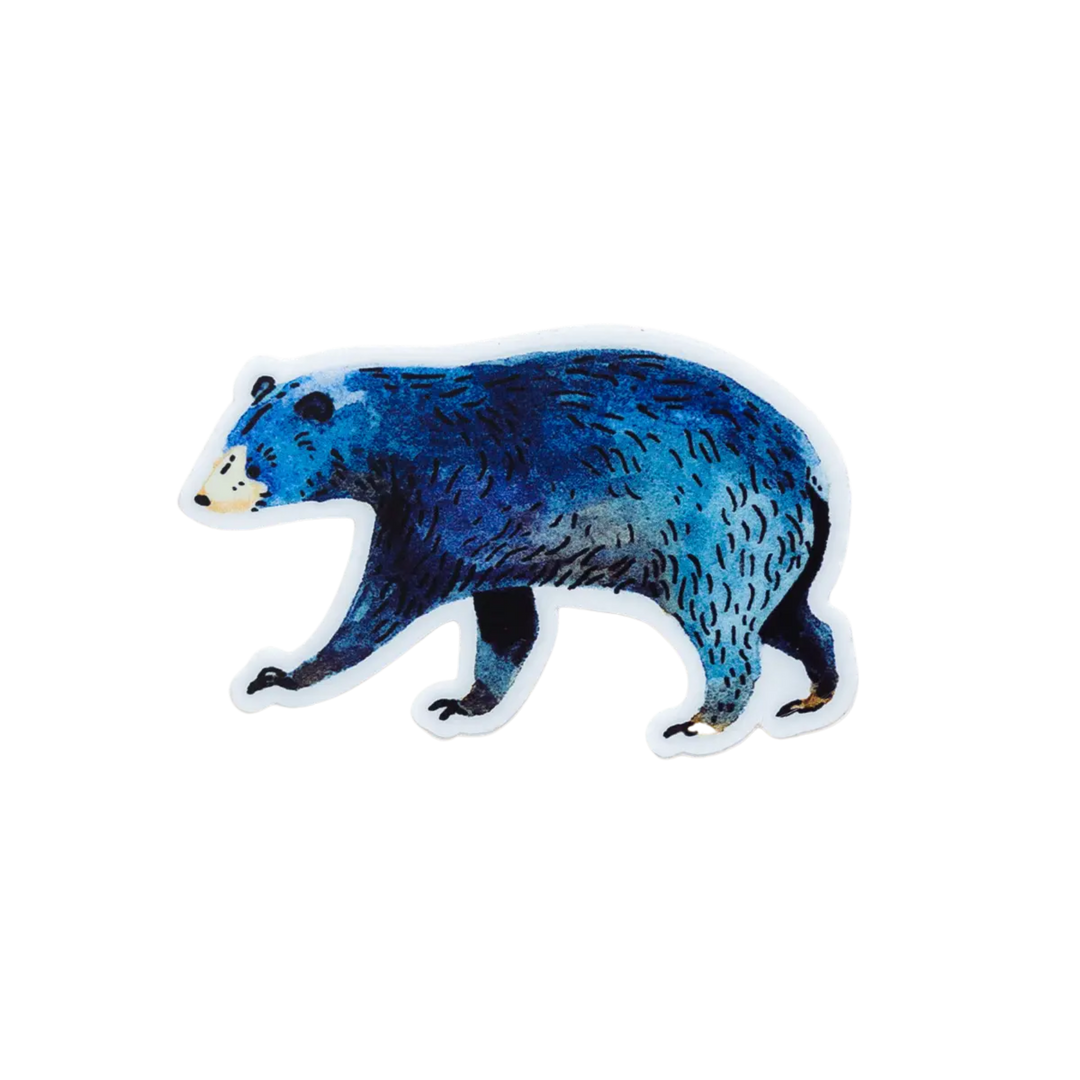 Blue Bear Vinyl Sticker