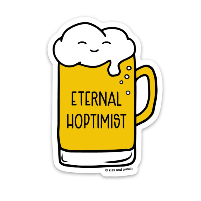 Eternal Hoptimist Vinyl Sticker