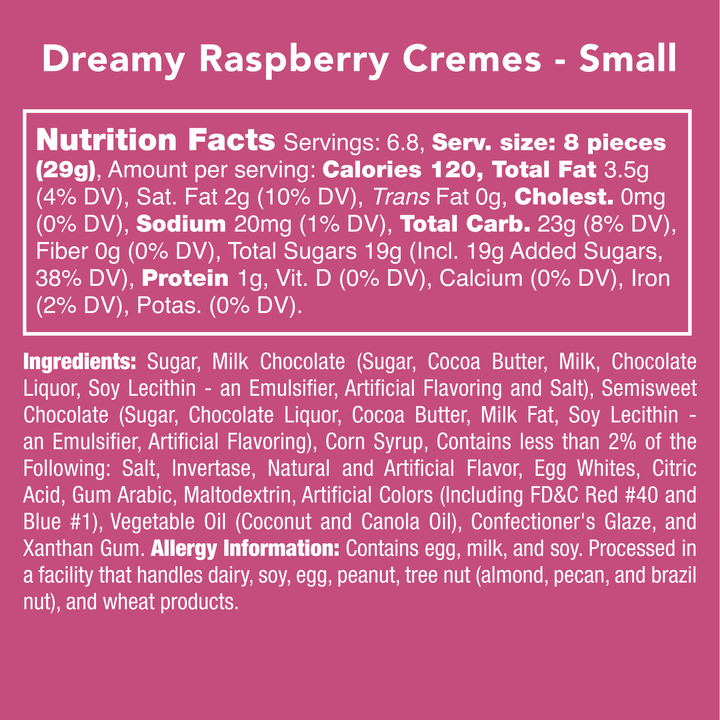 Dreamy Raspberry Cremes