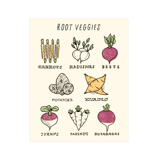 Root Veggies Print