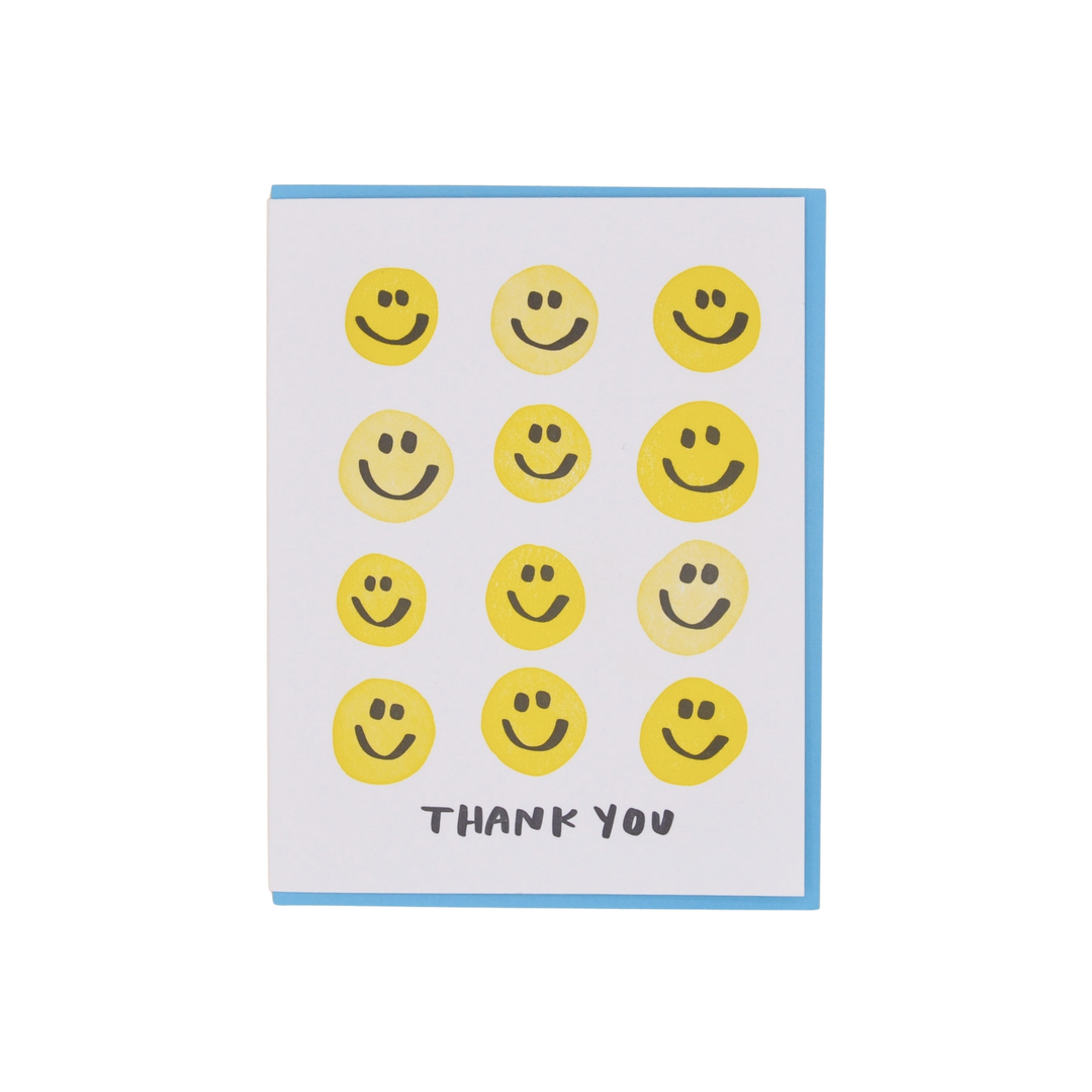 Smiley Thanks Card