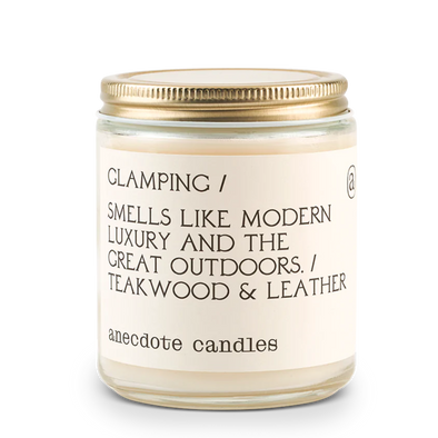 Glamping Candle (Teakwood & Leather)