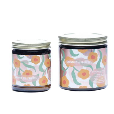 GROWTH IS A PROCESS - Spring Renewal Collection - Non Toxic Soy Candle