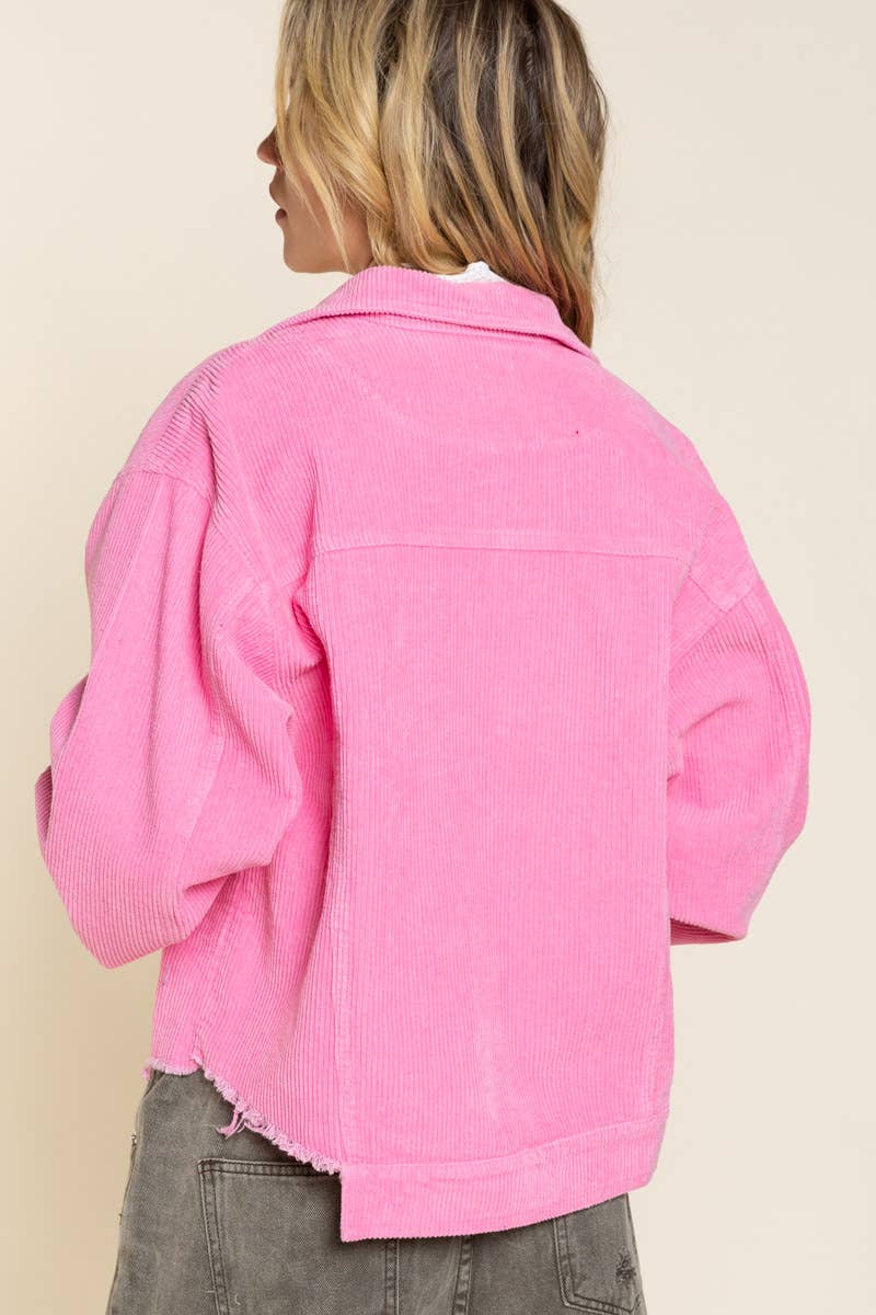 Hot Pink Corduroy Jacket