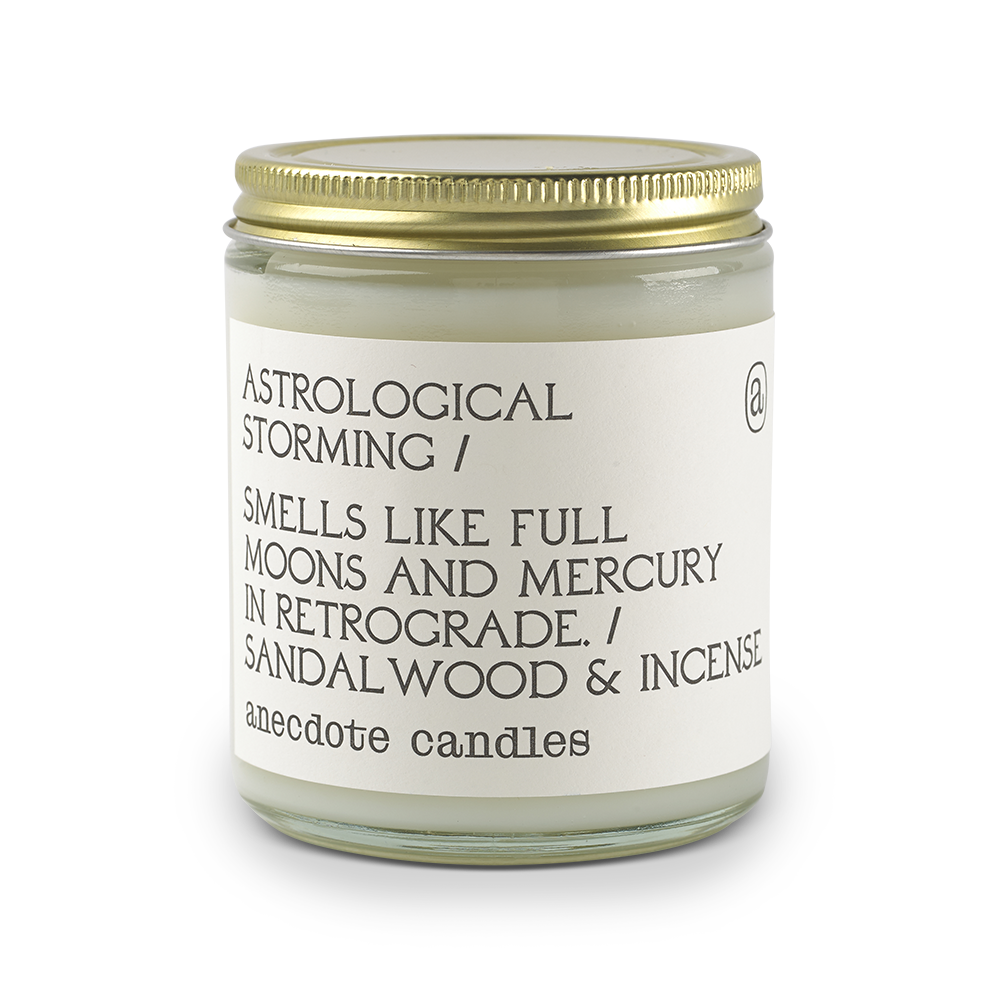 Astrological Storming Candle (Sandalwood & Incense)