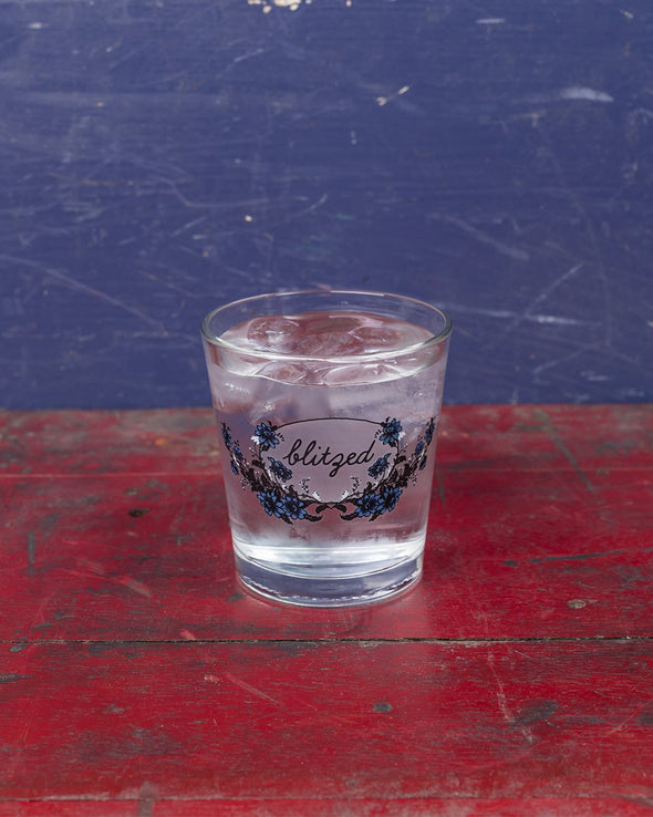 Blitzed Double Old Fashioned Drinking Glass