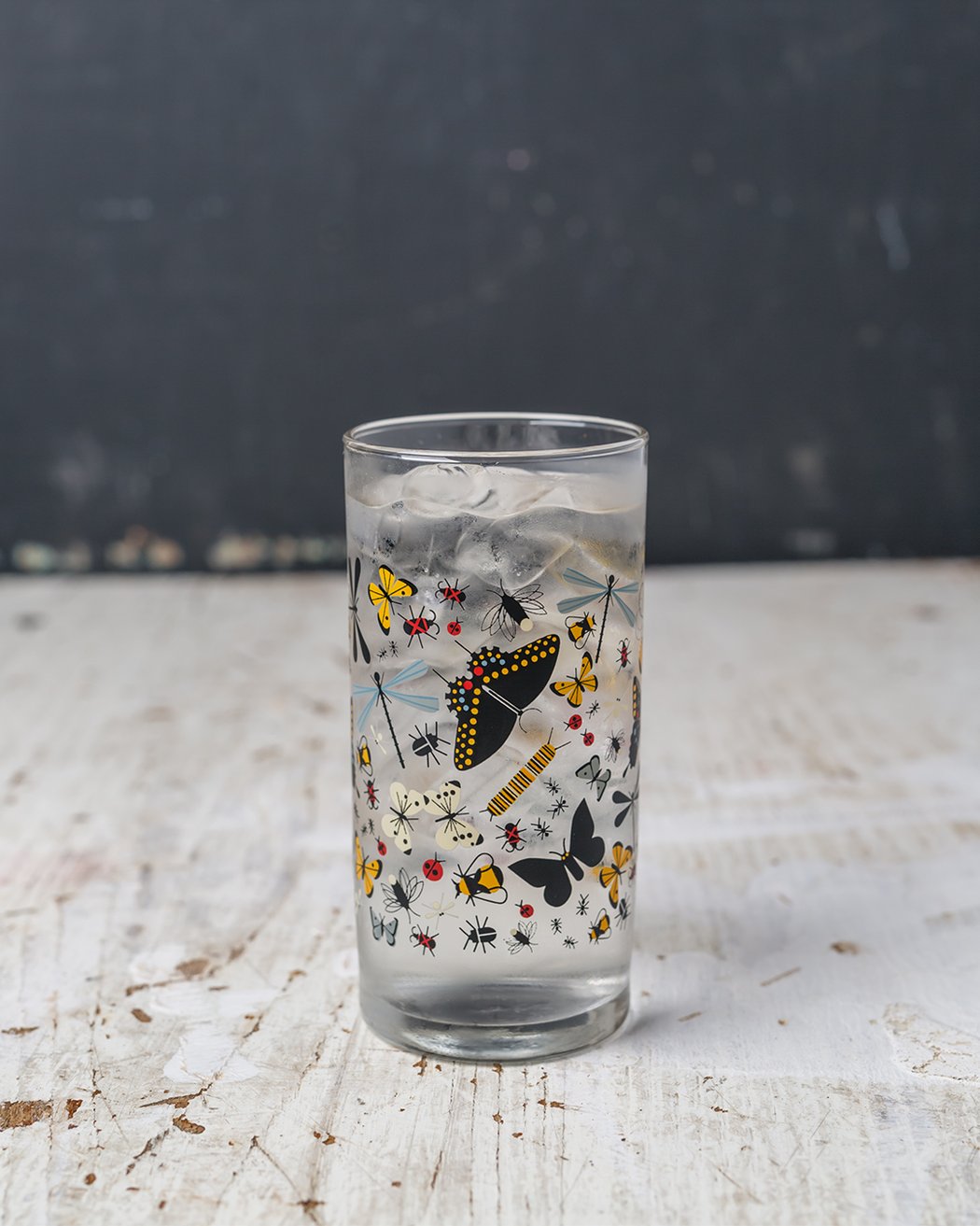 Butterflight Drinking Glass