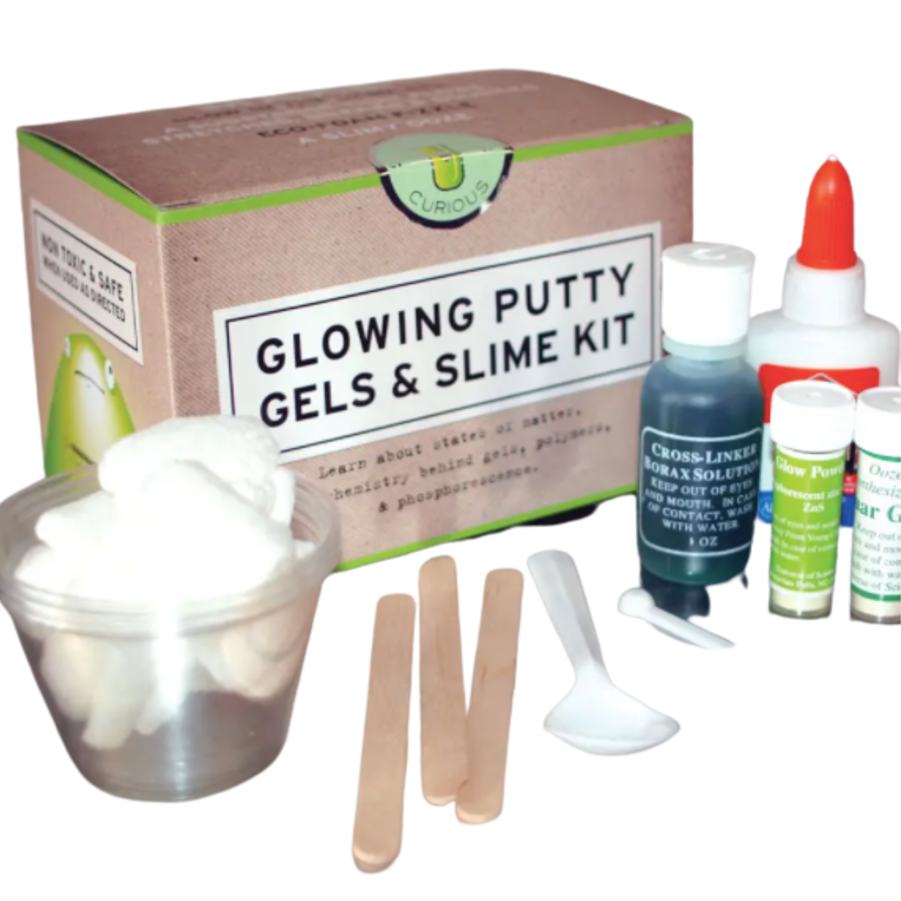 Glowing Putty Gels & Slime Kit