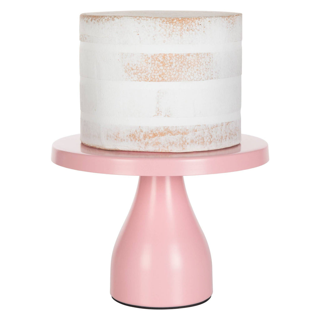 8 Inch Round Modern Metal Cake Stand