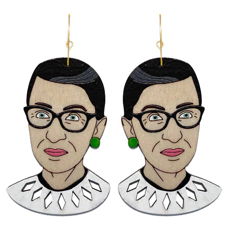 RBG Ruth Bader Ginsburg Earrings